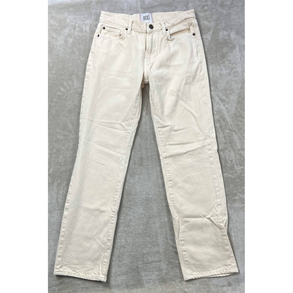 EUC BDG Urban Outfitters Cowgirl Jeans Cream High Rise Straight Leg Denim 25